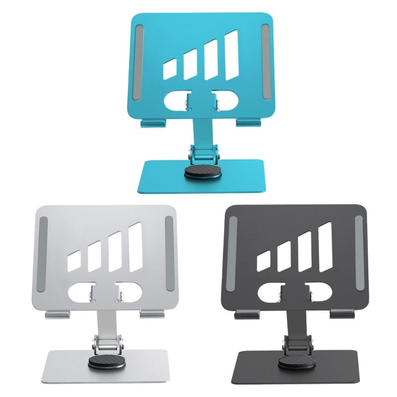 Tablet Holder Stand 360 Degree Rotatable Portable Foldable Desktop Bracket Support For Tablet Laptop Desktop Holder