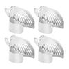 4Pcs Candle Snuffer Candle Extinguisher Metal Shell Pattern Automatic Candle Stopper for Candle Extinguishing