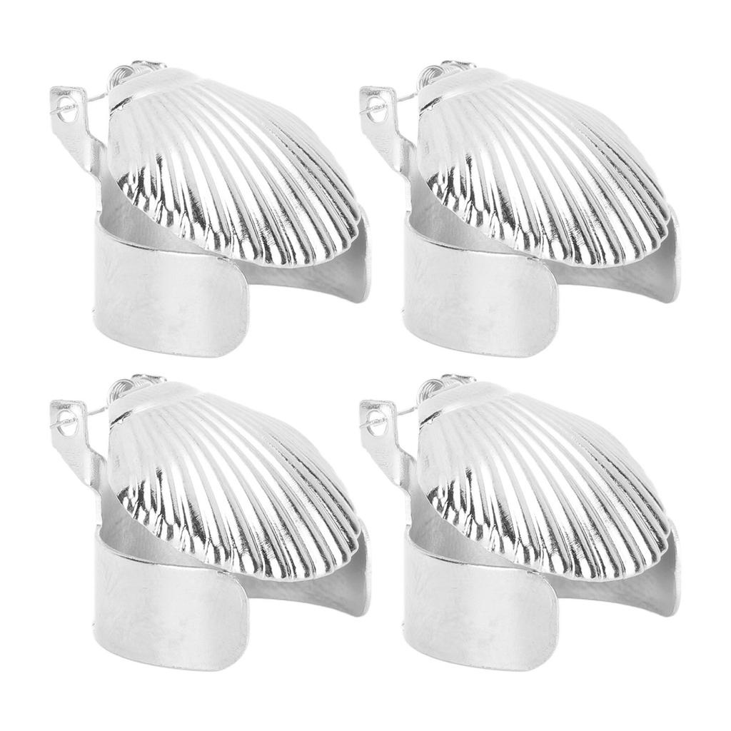 4Pcs Candle Snuffer Candle Extinguisher Metal Shell Pattern Automatic Candle Stopper for Candle Extinguishing