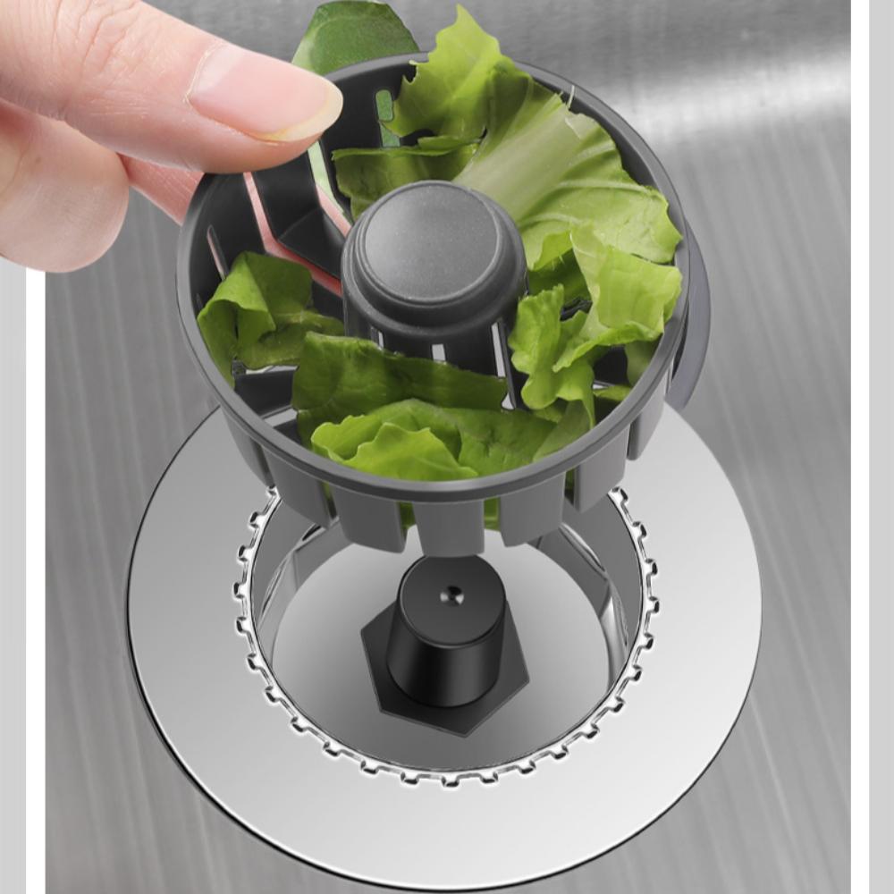 Anti-blocking Sink Filter Deodorization Water Shut-off Cover Practical Kitchen Drainer  Kitchen