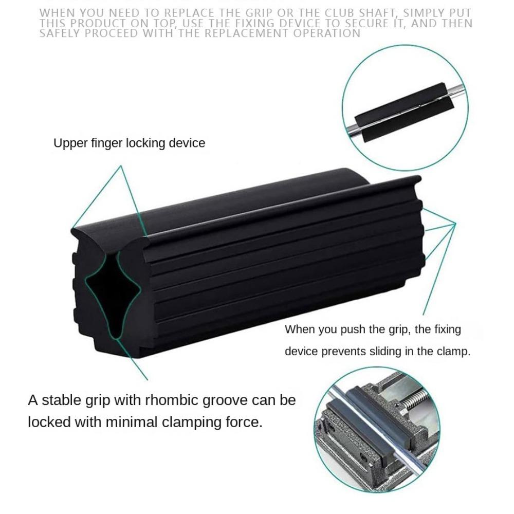 Practical Golf Replacement Grip Remover Tool Convenient Rubber Vise Clamp for Golf Golf Club Part