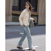 Demana Women's Urban 90% Duck Down High-Low Hem Puffer Jacket
