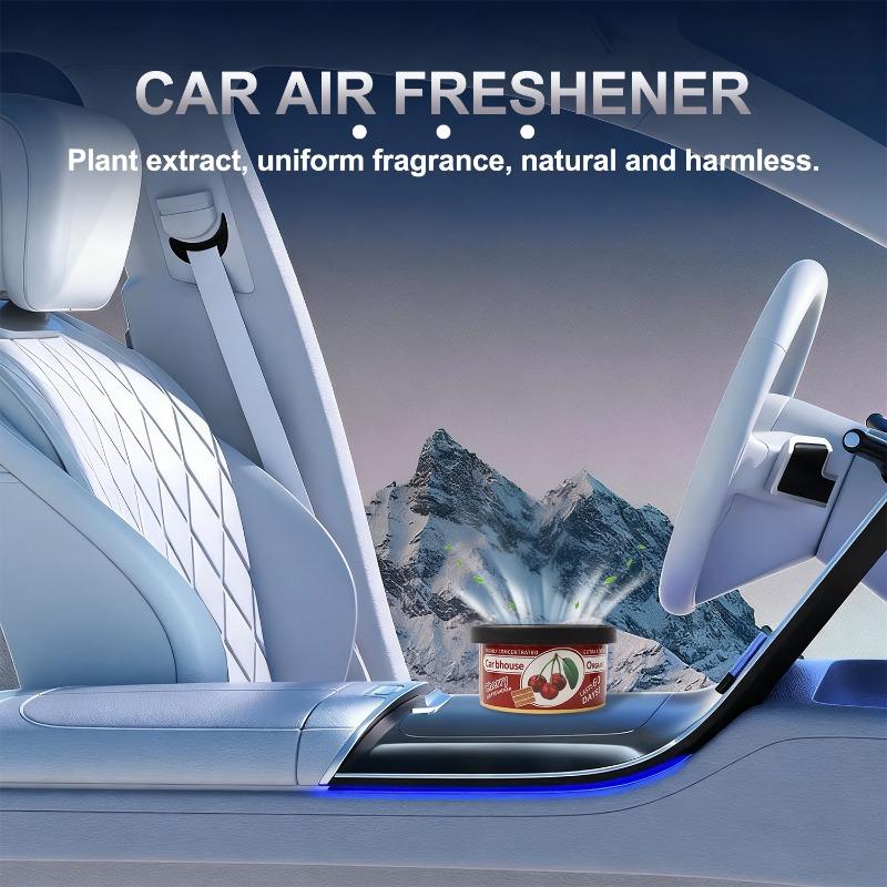 5Types Essential Long-Lasting Strong Fragrance for Car Air Freshener Bubble Gum Scent Organic Cans Odor Eliminator Auto Interior