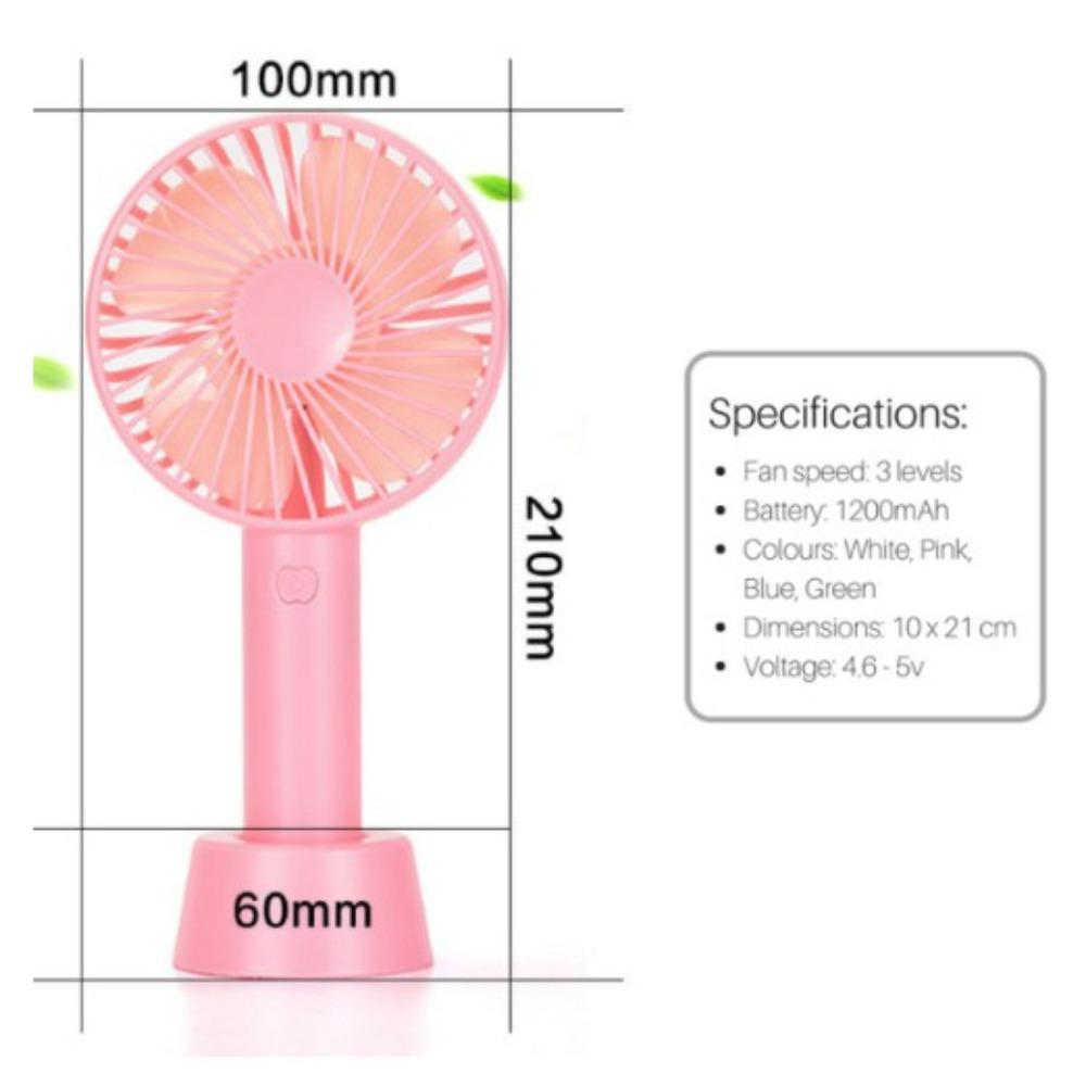 Homlly Portable Mini Handheld Fan 1200mAh