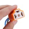 2Pcs Female Connector Ceramic Harness Plug 3-Pin H4 Bulb Socket  Auto Headlight