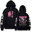 New Hot Selling Men's Hoodie Autumn And Winter Demon Slayer Uzui Tengen Anime Character Print Sweatshirt Street Retro Unisex Top