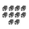 10pcs 6.35mm O Plug Sockets PJ-612 3-Pin Connector With Screw Nut