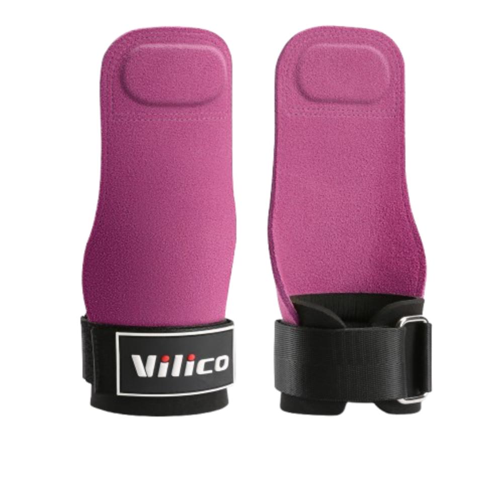 1 Pair Raised Anti-slip Cowhide Gym Gloves Wear-resistant Weightlifting Wrist Wraps  Build Muscle