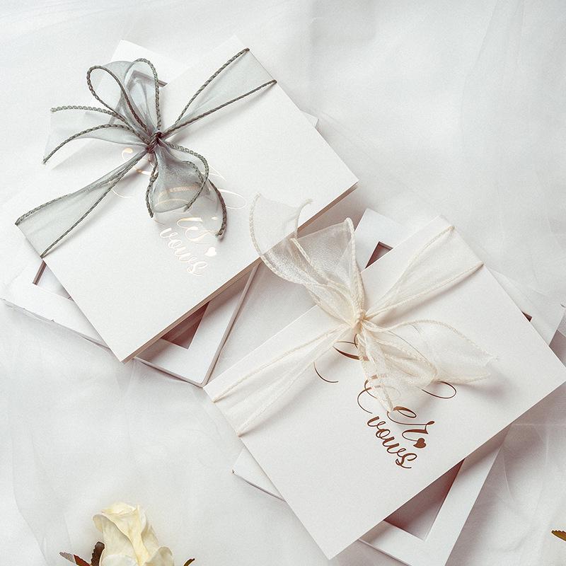 Wedding Photography Props: Vow Cards, Jewelry, Cosmetics Shooting Background Cards
