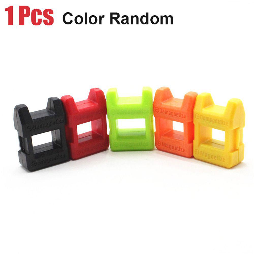 

Случайная универсальная отвертка 2 в 1, бита, сверло, ручной инструмент, демагнетизатор, инструменты для ремонта, намагничиватель 25x35x14mm