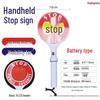 LED Traffic Safety Wand & Stop Sign Paddle