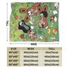 Czech Cartoon Krtek Mole Blankets Adults  Flannel Throw Blanket For Outdoor Cozy Custom Quality Bedspread Gift