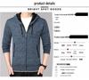 YINGAO Men's Plus Velvet Warm Knit Hoodie Cardigan - Autumn/Winter Fashion for All Ages