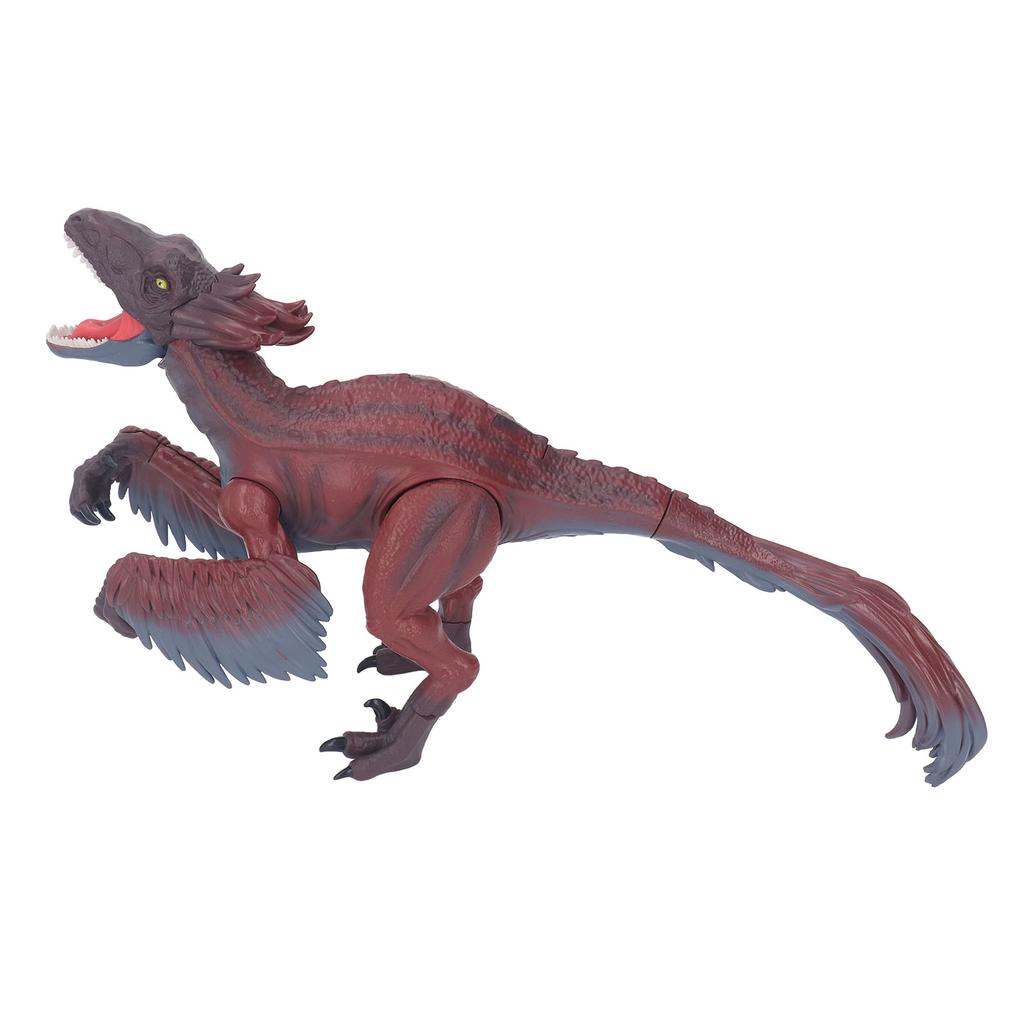 Realistic Dinosaur Toy Roar Effect Educational Plastic Pyroraptor Action Figure for Boys Kids Type