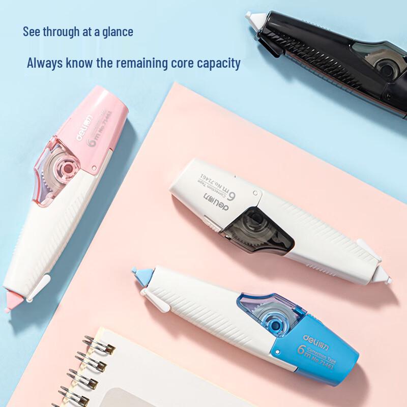 Deli Refillable Pen-Style Correction Tape
