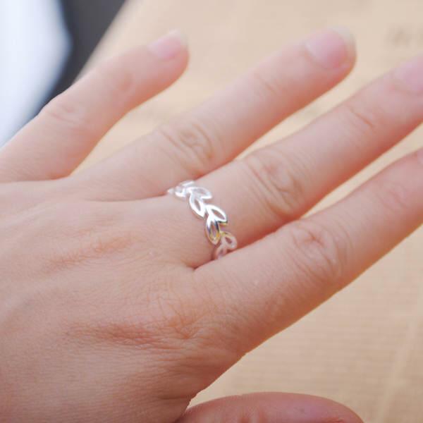 Bohemian Vintage BF CLUB Silver Color Leaf Rings for Women Bijoux Gift Female Adjustable Size Finger Rings Anillos Wholesale