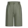 Navigare Women's Tencel Linen Belted Bermuda Shorts