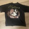 Nightwish Band Schwarzes T-Shirt Baumwolle Unisex Geschenk für Unisex Unisex Vk38