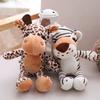 Cute Jungle Animal Plush Keychain Adorable Cartoon Backpack Accessory Stuffed Toy