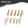 Ferrules 120PCS Connectors Brass Wire Connectors For 0.3-1.5mm2 Wires Insulated Wire Connectors Daily Wiring Needs