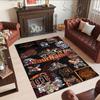 Harley-davidson Motorcycles Customized Name Floor Mat Perfect for Game Room Study room Balcony Foyer Antislip Carpet Anime Office Decor