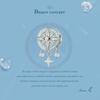 BAMOER 925 Sterling Silver Wing Heart Series Guard of Love Moonstone Charms for Women Original Bracelet Fine Jewelry