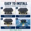 Heavy Duty Boat Towing Bridle High Strength Polyester Marine Towing Harness  Water Sports