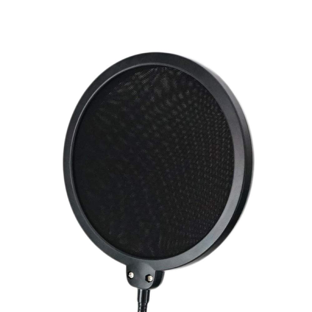 SD GAZER PF1 Pop Guard Pop Blocker Pop Filter Vocal Recording Home Recording Distribution Use Dual Structure for Clear Recording Black