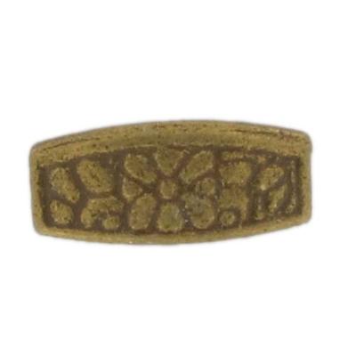 MégaCréa - Metal Tube Bead 12 Mm 10 Pieces - Bronze