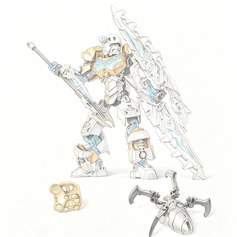 Bionicle Series Skull Warrior Mask Maker Building Blocks Anime Action Figures Soldier Warrior Bricks Toys For Boys Kids Gifts