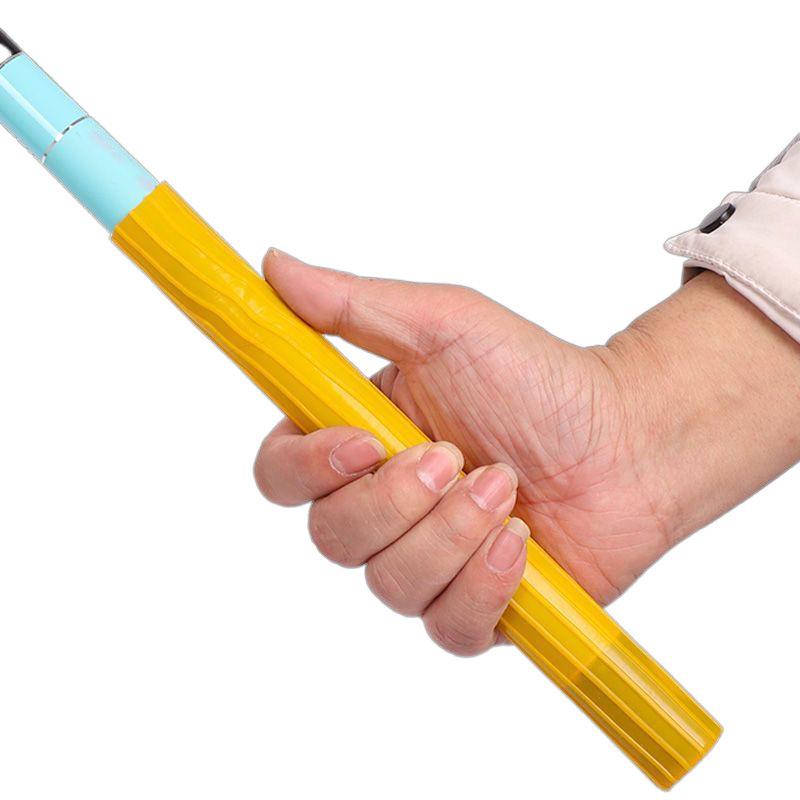 Sweat-Absorbing Ribbed Silicone Grip Cover for Fishing Rod Handles