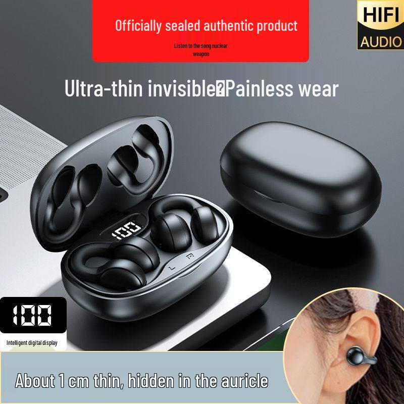 2025 Wireless Ear-Clip Bluetooth Headphones: Binaural, High-Value, Superb Sound, Extended Battery Life