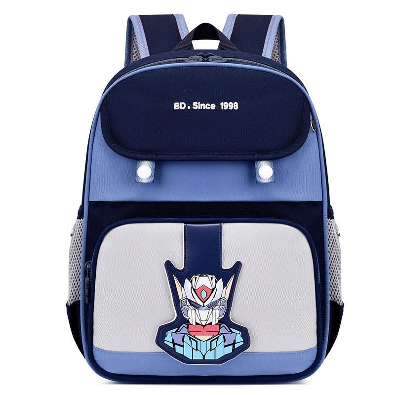 Adorable Cartoon Kids Backpack Breathable Oxford Cloth Large Capacity School Bag For Boys And Girls