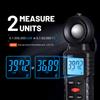 Mcbazel Digital Illuminance Lux LCD Brightness Plant Lighting Japanese Instruction Manual Included Black Meter, 200,000 Measurement, Display,
