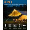 Camping String Lights, Retractable 32.8FT Rechargeable Fairy Light | Quick Storage RGB Flash Lamp Outdoor Waterproof, Portable Hanging Lantern for