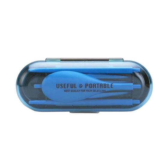 Set di Posate Pieghevoli Portatili 3 in 1 (Cucchiaio, Forchetta, Bacchette) per Picnic e Viaggio