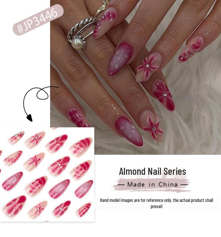 3D Rhinestone Nail Art: Cross-Border Hot-Selling Fake Nail Tips