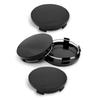 4PCS Cache-moyeux de Roue de Voiture, 60MM/2,36Pouces DE 56MM/2,2Pouces DI Cache-moyeu Central, Cache-moyeux de Jante de Véhicule en ABS à Clipser