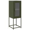 VidaXL Olive Green Buffet 36x39x107 Cm Cold-Rolled Steel, Storage Cabinet, Kitchen Storage Cabinet, Furniture of 853402