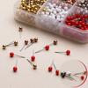 1800/510Pcs Ball-shape Push Pin Map Pins Cork Board Tacks Multicolored Quilting Positioning Pin for Sewing Dressmaking