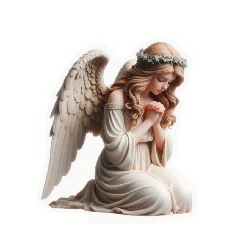 

Artistic Angel Themed Dashboard Display 2D Acrylic Angel Figurine Statue With Sturdy Base For Secure Placement