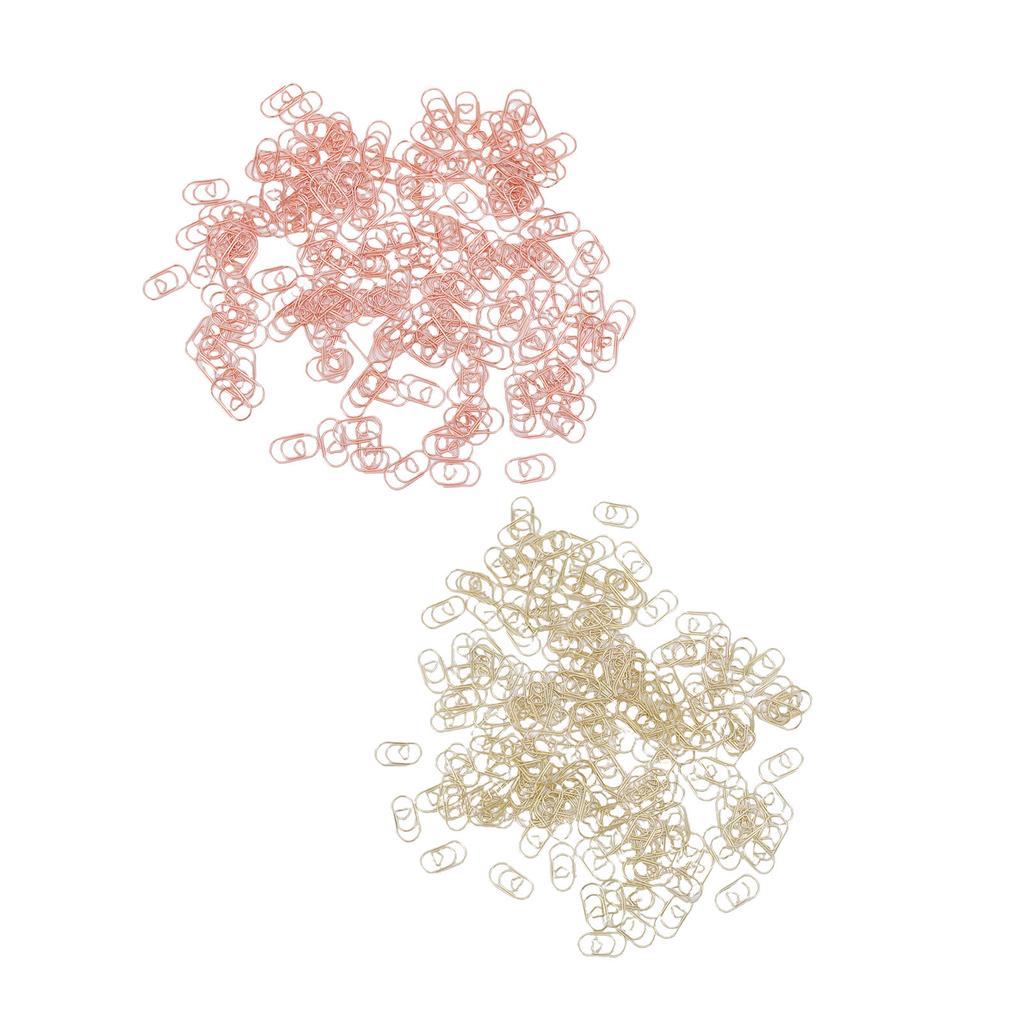 200 Pcs Heart Shaped Paper Clips Cute Decorative Love Paperclips with Transparent Storage Box for Ho