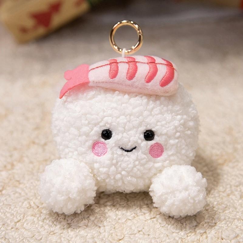 Plush Fruit And Vegetable Sushi Keychain For Kids And Collectors