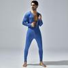 2024 Spring Jumpsuit: Open-Crotch Pajama Set with Long-Sleeve Top and Pants