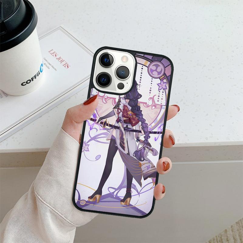 Genshin Impact RAIDENSHOGUN Phone Case For iPhone 17 Air 16 pro max 15 14 plus 12 13 Shell Cover coque
