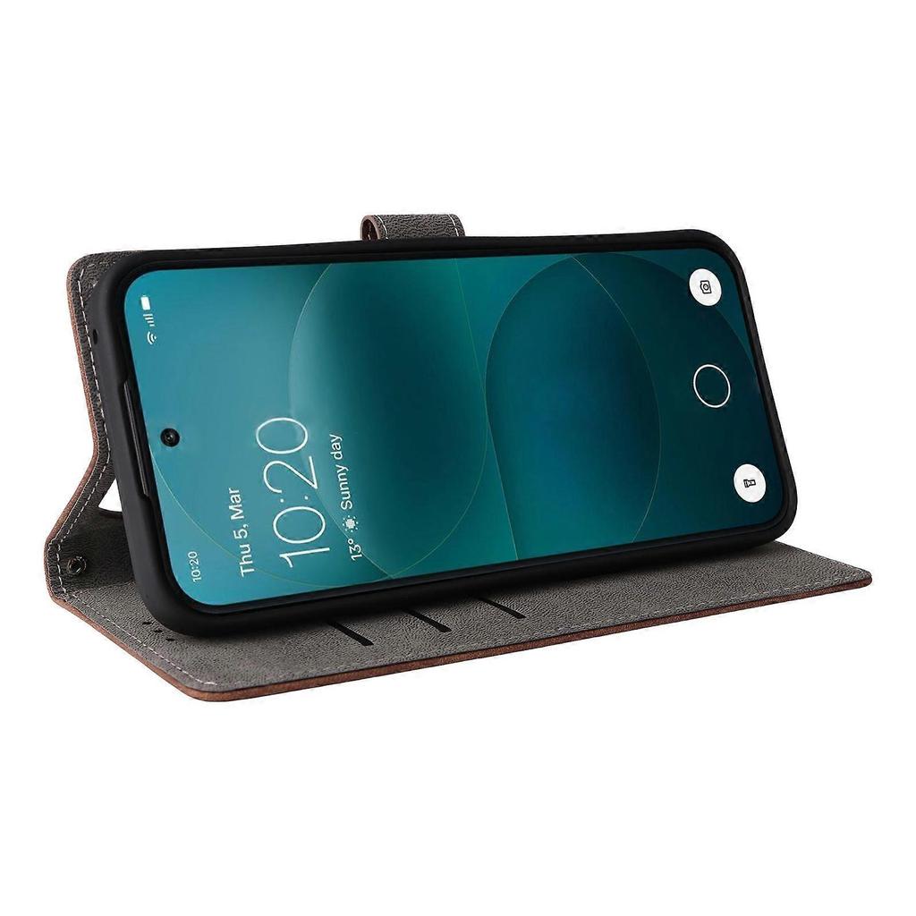 Compatible with Nothing Phone 4A Pro RFID Blocking Wallet Flip Folio PU Leather Case with Magnetic Closure Card Slots