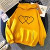 2025 autumn and winter new Korean version with hat and velvet couple's casual loose top jacket couple's hoodie