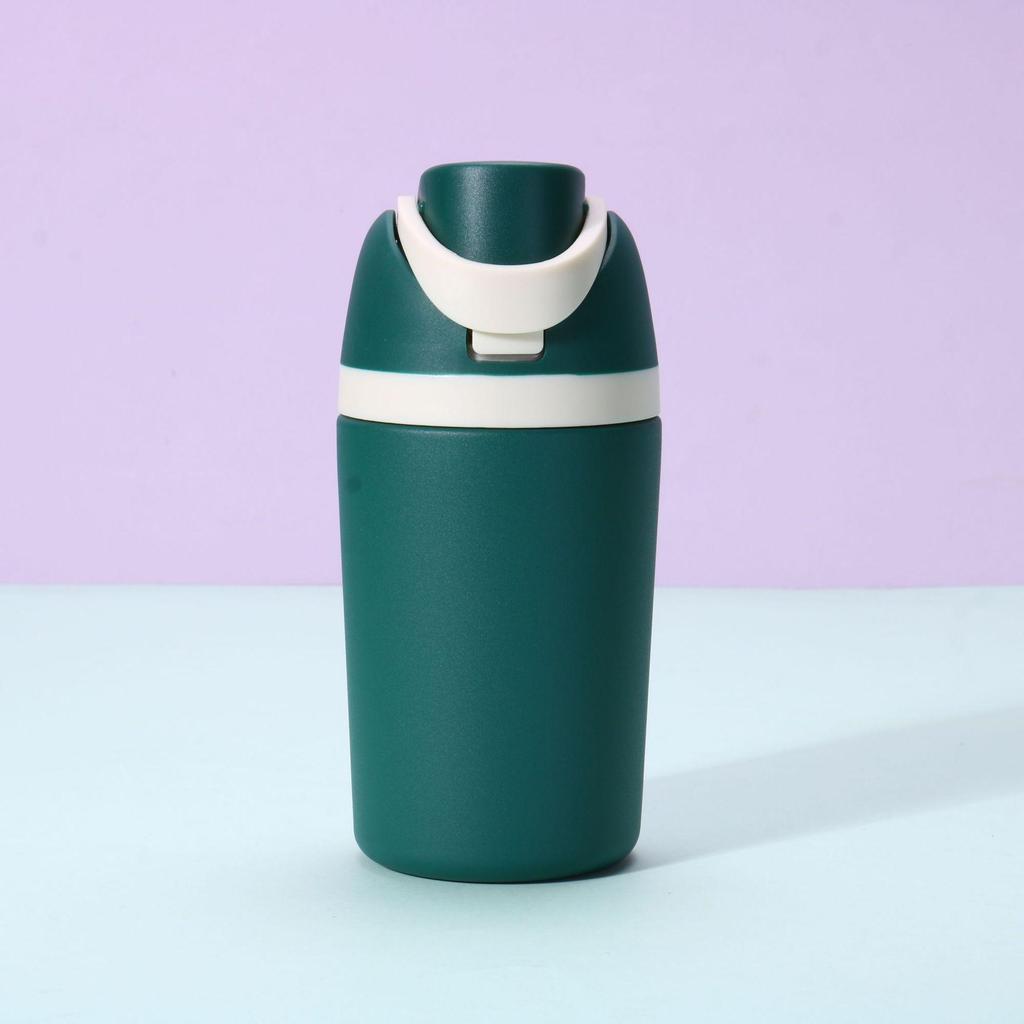 12oz Insulated Macaron Kids' Sports Water Bottle – Portable, Double-Walled, Handheld Mini Design
