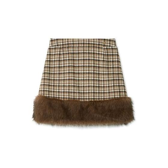 [Lily Brown] Eco Fur Mini Skirt Shorts LWFP244032 Women s