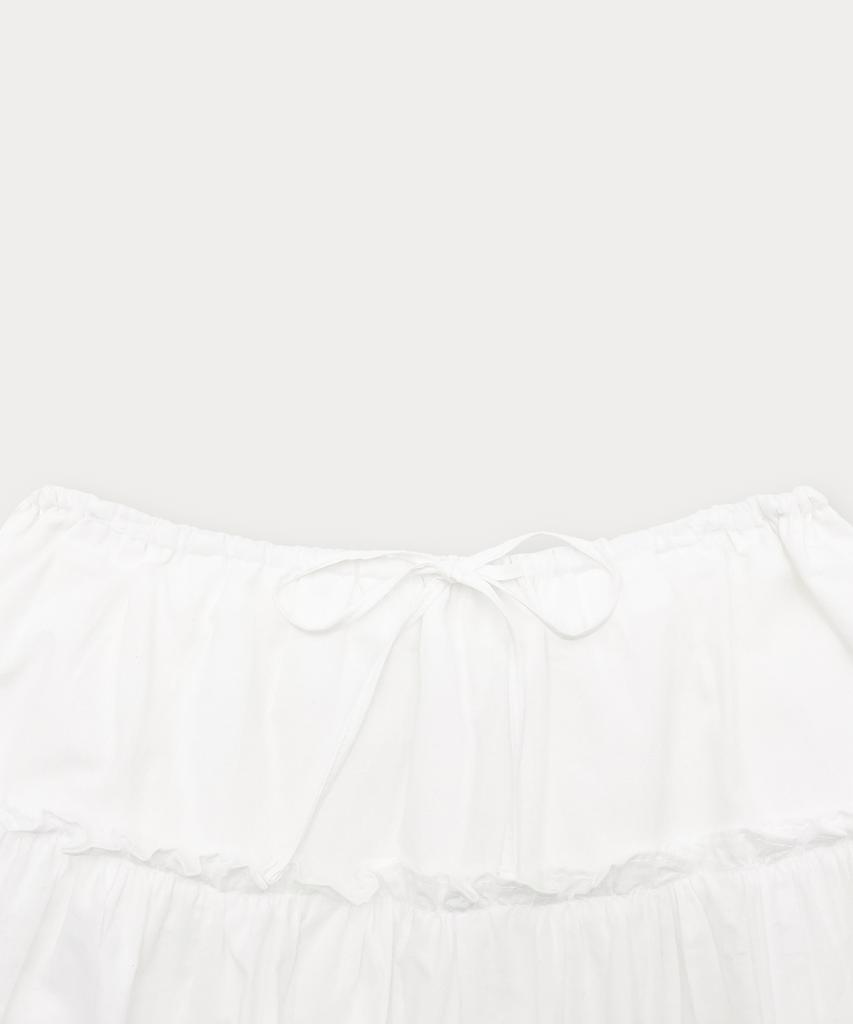 Sseomweeobeoteo Charlotte Lace Mini Skirt - Ivory